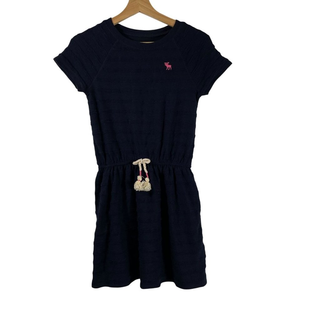 Abercrombie Kids Dark Blue Dress with Pink Accent